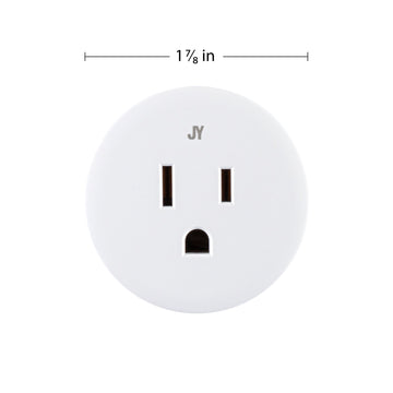 Smart Plug - WiFi Remote App Control for Lights & Appliances; Compatible with Alexa and Google Home Assistant - JONATHAN Y